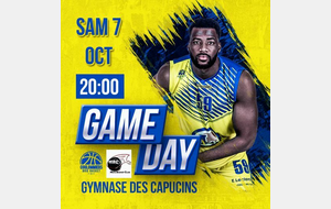 Samedi 7 Octobre GAME DAY