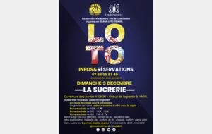 LOTO LE DIMANCHE 3 DECEMBRE