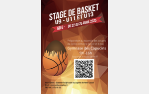 Stage de Basket U9 à U13