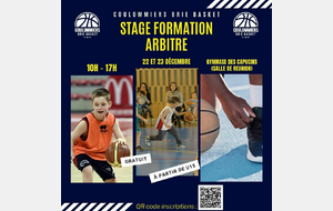 Stage de formation d'arbitres club