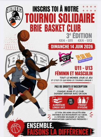TOURNOI SOLIDAIRE Dimanche 14 Juin