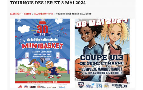 TOURNOIS DES 1ER ET 8 MAI 2024